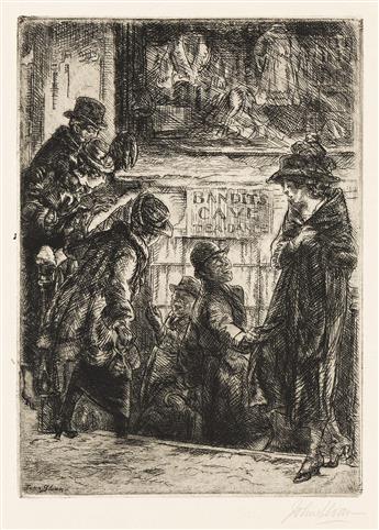 JOHN SLOAN (1871 - 1951) Bandit's Cave.                                                                                                          
